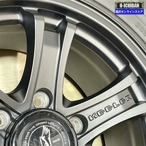 プラド ハイラックス 等 キーラーフォース 7.5-17+25 6H139.7 ダンロップ SＪ8 265/65R17 17インチ スタッドレス 4本セット 009_画像5