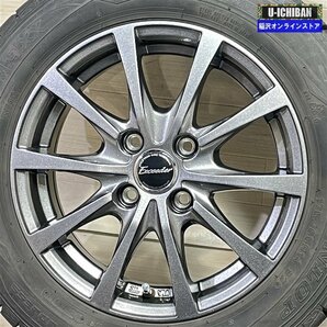 ｂB デミオ パッソ 等 エクシーダ 5.5-14+38 4H100 ダンロップ WM01 175/65R14 14インチ スタッドレス 4本セット 009の画像2