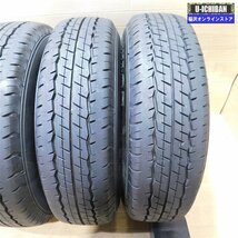 新車外し ハイエース 2023年製 ダンロップ SP175N 195/80R15 + 純正ホイール 15インチ 6H139.7 タイヤホイールセット 4本価格 771047 009_画像9