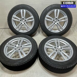 レクサス NX エクストレイル 等 ジョーカー 7.5-18+38 5H114.3 ブリヂストン DM-V1 225/60R18 18インチ スタッドレス 4本セット 009