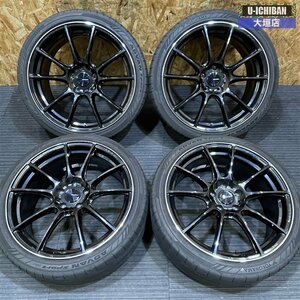 売切り weds sport SA-25R 19インチ×8.5 +45 5H 114.3 ヨコハマ アドバンスポーツ V107 245/35R19 93Y WRX等に ◎002