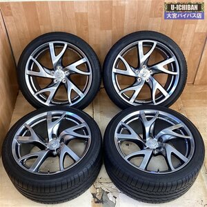 良品 鍛造 日産 Z34 純正 19インチ 9J +47 10J +30 5H 114.3 & ブリヂストン ポテンザ RE050A 245/40R19 275/35R19 4本セット Z34等 #●004