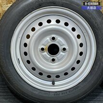 溝あり 155/65R14 ブリヂストン ネクストリー 低燃費タイヤ 2022年製 ダイハツ 純正 スチール 14インチ 4H 100 タント ムーヴ ウェイク 002_画像2