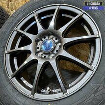 ライズ ロッキー ハイブリッド 特価 未使用 195/65R16 2023年製 国産 TOYO GIZ2 スタッドレスセット 16インチ ガンメタ ホイール 5H100 002_画像3