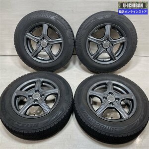 ヤリス アクア 等 トップラン 5.5-14+39 4H100 ブリヂストン ブリザックVRX2 175/70R14 14インチ スタッドレス 4本セット 009