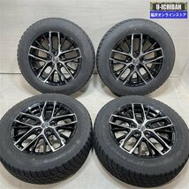 30系アルファード/ヴェルファイア 等 スマック 7-17+38 5H114.3 グッドイヤー アイスナビ6 225/60R17 17インチ スタッドレス 4本セット 009_画像1