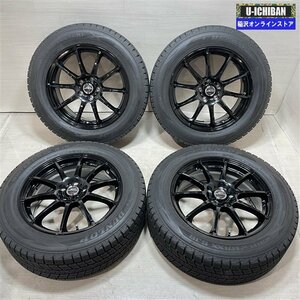 CX-60 CR-V 等 シュナイダー 7-18+48 5H114.3 ダンロップ SJ8 235/60R18 18インチ スタッドレス 4本セット 009