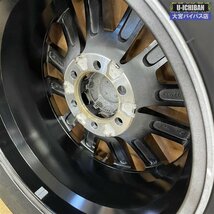 150系 プラド ブラックエディション 純正 18インチ 7.5J +25 6H 139 & ミシュラン 265/60R18 4本セット 流用で ハイラックス等 #●004_画像7