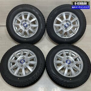 軽 軽自動車 等 JNEGE 4-13+42 4H100 2022年製 ブリヂストン VRX2 145/80R13 13インチ スタッドレス 4本セット 009