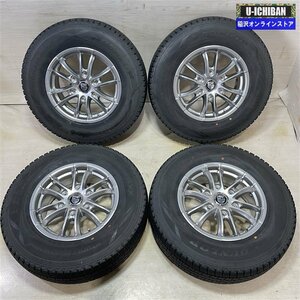 キャラバン 等 PM 6-15+43 6H139.7 ダンロップ SV01 195/80R15 107/105L 15インチ スタッドレス 4本セット 009