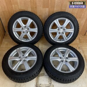 ラクティス シエンタ等 2018年製 スタッドレスセット 175/65R15 84Q ダンロップ WM01 & シビラ　RZ 15インチ 6J +43 5H 100 4本ト 004