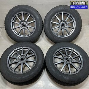 CX-5 T32エクストレイル 等 CF01 7-17+48 5H114.3 2021年製 トーヨー トランパス TX 225/65R17 17インチ スタッドレス 4本セット 009