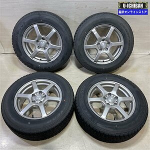 カローラクロス アルファード等 レイシア 6.5-16+35 5H114.3 グッドイヤー アイスナビSUV 215/65R16 16インチ スタッドレス 4本セット 009k