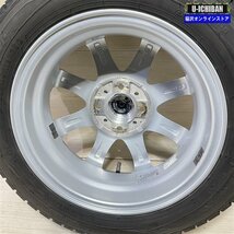 軽 軽自動車 タント デイズ Ｎ-BOX 等 マクベス MB8 4.5-14+45 4H100 ダンロップ WM01 155/65R14 14インチ スタッドレス 4本セット 009_画像5