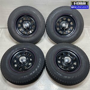 デイトナSS 6.5-15+40 6H139.7 2020年製 ブリヂストン VL1 195/80R15 107/105L 15インチ スタッドレス 4本セット 009k