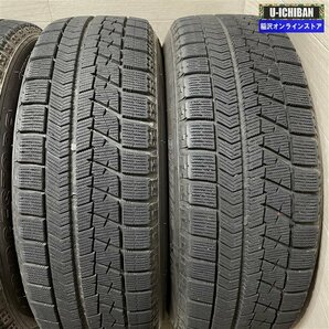 プリウス カローラスポーツ 等 バルミナ 6.5-15+40 5H100 ブリヂストン VRX 195/65R15 15インチ スタッドレス 4本セット 009kの画像10