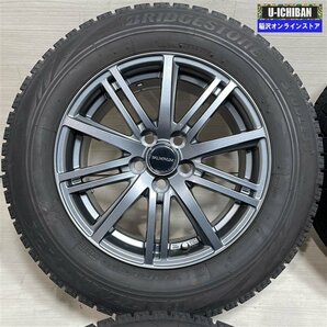 プリウス カローラスポーツ 等 バルミナ 6.5-15+40 5H100 ブリヂストン VRX 195/65R15 15インチ スタッドレス 4本セット 009kの画像2