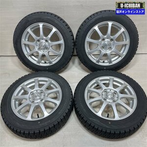 軽 軽自動車 タント ワゴンＲ デイズ Ｎ-BOX 等 CLX T3 4.5-14+45 4H100 ダンロップ WM02 155/65R14 14インチ スタッドレス 4本セット 009