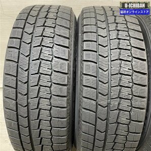 ヤリスクロス 等 Mistire 6.5-16+38 5H114.3 2020年製 ダンロップ WM02 205/65R16 16インチ スタッドレス 4本セット 009kの画像10