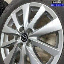 CX-5 CX-8 等 CX-5 純正 7-17+50 5H114.3 ブリヂストン DM-V2 225/65R17 17インチ スタッドレス 4本セット 009k_画像5