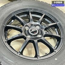 フリード 4穴車 E13 ノート 等 シュナイダー 5.5-15+50 4H100 グッドイヤー アイスナビ7 185/65R15 15インチ スタッドレス 4本セット 009k_画像3