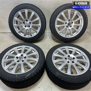 マークX レクサスES 等 LFスポーツ 7.5-18+38 5H114.3 ブリヂストン VRX 235/45R18 18インチ スタッドレス 4本セット 009k