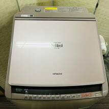 送料無料!!HITACHI 日立電気洗濯乾燥機 BW-DV100C形 10㎏ ビートウォッシュ タテ型洗濯乾燥機 動作品 2019年製/014-23_画像3