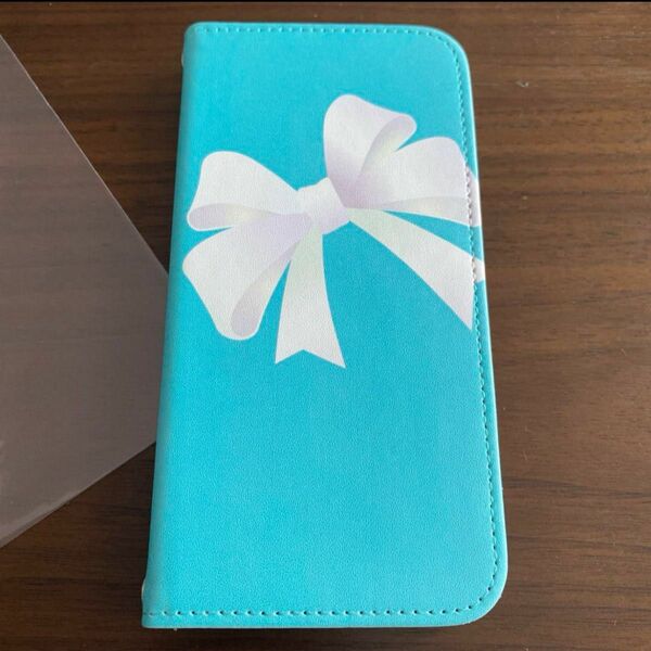 iPhone14pro ケース iPhone 手帳型 TiffanyBlue iPhone スマホケース 手帳型カバー 革ケース