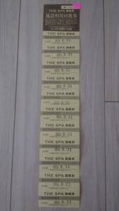 *THE SPA The *spa west new . day .. hot spring number of times ticket 11 batch Saturday, Sunday and public holidays . use possible central sport postage included *