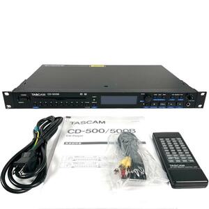 優良動作品 TASCAM CDプレーヤー 業務用1U CD-500B