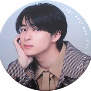 ★【Da-iCE（ダイス） Year end show 2021】BIG CAN BADGE★和田颯★直径150mm・背面スタンド付ビッグ缶バッジ★タレントグッズ★β045