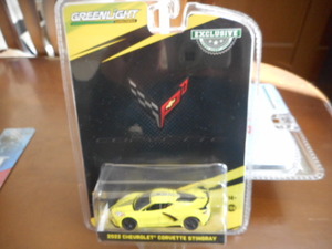 ★★1/64 グリーンライト シボレー コルベット スティングレー C8 イエロー Greenlight Chevrolet Corvette Stingray Yellow 2022★