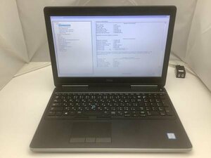 ジャンク!DELL Precision 7520○Core i7 6820HQ 2.7G 16G 500G