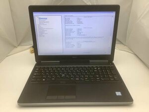 ジャンク!DELL Precision 7520○Core i7 6820HQ 2.7G 16G 500G