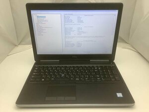 ジャンク!DELL Precision 7520○Core i7 6820HQ 2.7G 16G 500G