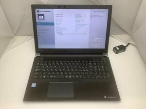 ジャンク!TOSHIBA T55/GB○Core i3 8130U 2.2G 4G 1T