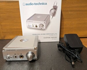 ヘッドホンアンプ audio-technica AT-HA21 動作正常品