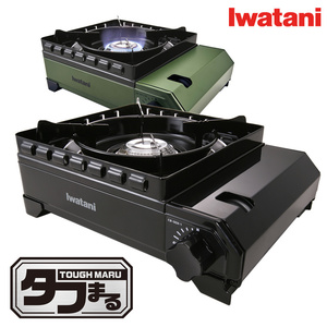 Iwatani カセットコンロ カセットフー タフまる オリーブ/ブラック CB-ODX-1 キャンプ アウトドア BBQコンロ