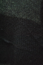 GROUND Y Border poplar knit Jumbo drape knit グラウンドワイ/ニット/セーター/ボーダー/ブラック_画像4