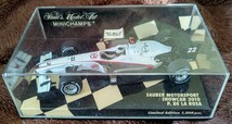 ミニチャンプス PMA 1/43 限定1008台 BMWザウバー・C29・フェラーリ 2010 ペドロ.デ.ラ.ロサ MINICHAMPS SAUBER PEDRO. DE.LA.ROSA 難有品_画像6