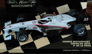 ミニチャンプス PMA 1/43 限定1008台 BMWザウバー・C29・フェラーリ 2010 ペドロ.デ.ラ.ロサ MINICHAMPS SAUBER PEDRO. DE.LA.ROSA 難有品