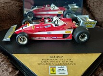 Quartzo カルツォ Q4097 1/43 フェラーリ・312T3 1978 アメリカ西GP ジル.ヴィルヌーヴ FERRARI 1978 USA WEST GP GILLES.VILLENEUVE 注有_画像2