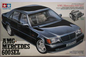 TAMIYA タミヤ 1/24 スポーツカーシリーズNo.128 AMG-MERCEDES 600SEL AMGメルセデス 600SEL 未組立品 日本製 当時物 絶版品 ITEM24128