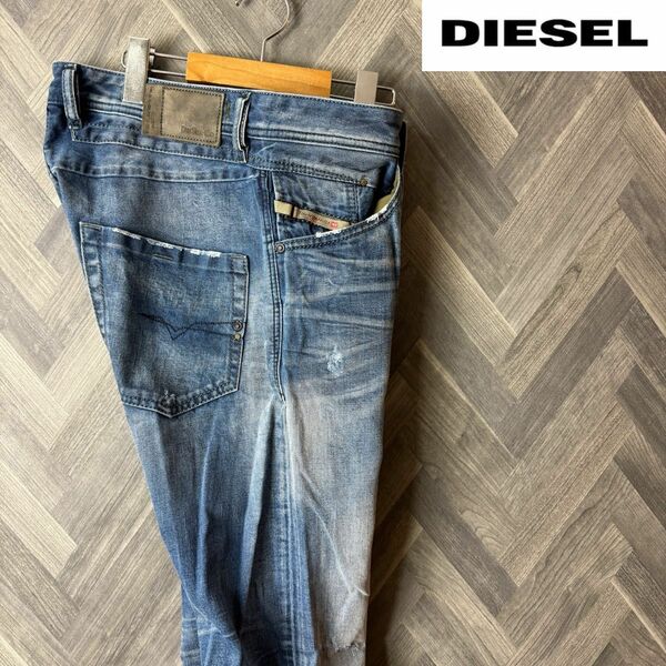 【格安】DIESEL ディーゼル　W31 細身タイトストレート　ジーンズ　