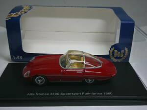 ☆1円始Pininfarina☆Bos 1/43アルファ Aifa Romeo 3500 Super Sport Pininfarina 1960 Red ☆240114