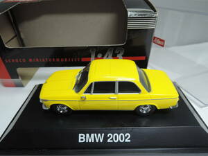 ☆安価☆ Schuco 1/43 BMW 2002 yellow 1972　 ☆240127