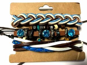 * leather bracele 3 pcs set *A1