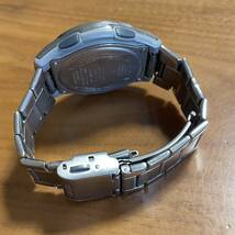 CASIO カシオ wave ceptor ウェーブセプター WVA-M600 タフソーラー 腕時計 メンズ 黒文字盤 アナデジ　ウォッチ_画像4