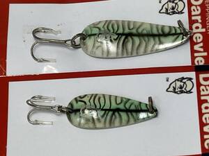 ダーデブル DARDEVLE Mackeral Finish(40)　Imp Spinnie 　サバ模様仕上げの インプ と スピニー Eppinger エッピンガー