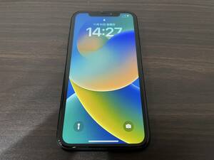 ★即決★Apple iPhone XR 64GB ブラック ★程度極上品 超美品★SIMフリー★バッテリー良好★